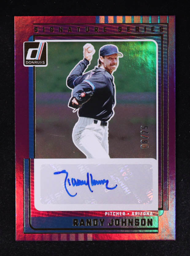 Randy Johnson 2025 Donruss Signature Series Purple #49 #08/25