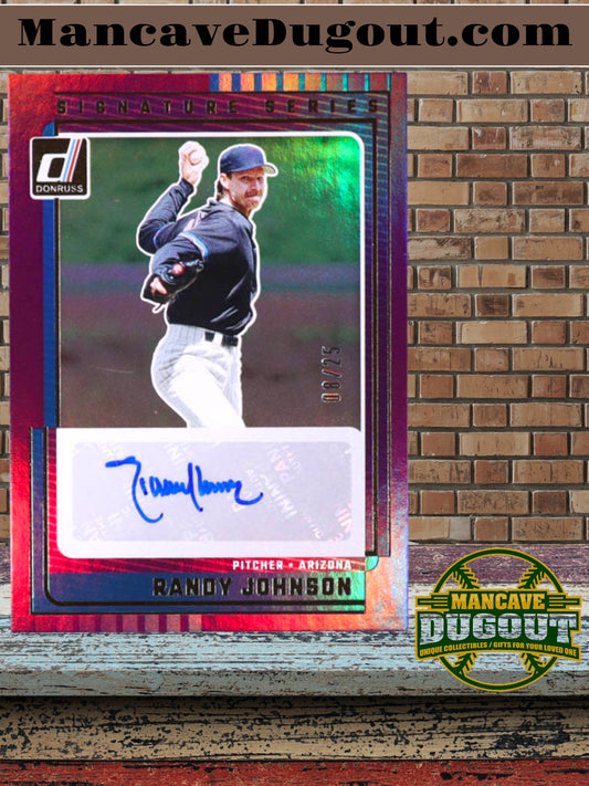 Randy Johnson 2025 Donruss Signature Series Purple #49 #08/25