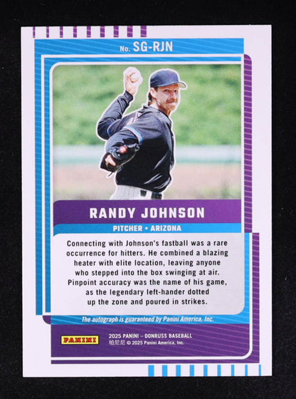 Randy Johnson 2025 Donruss Signature Series Purple #49 #08/25
