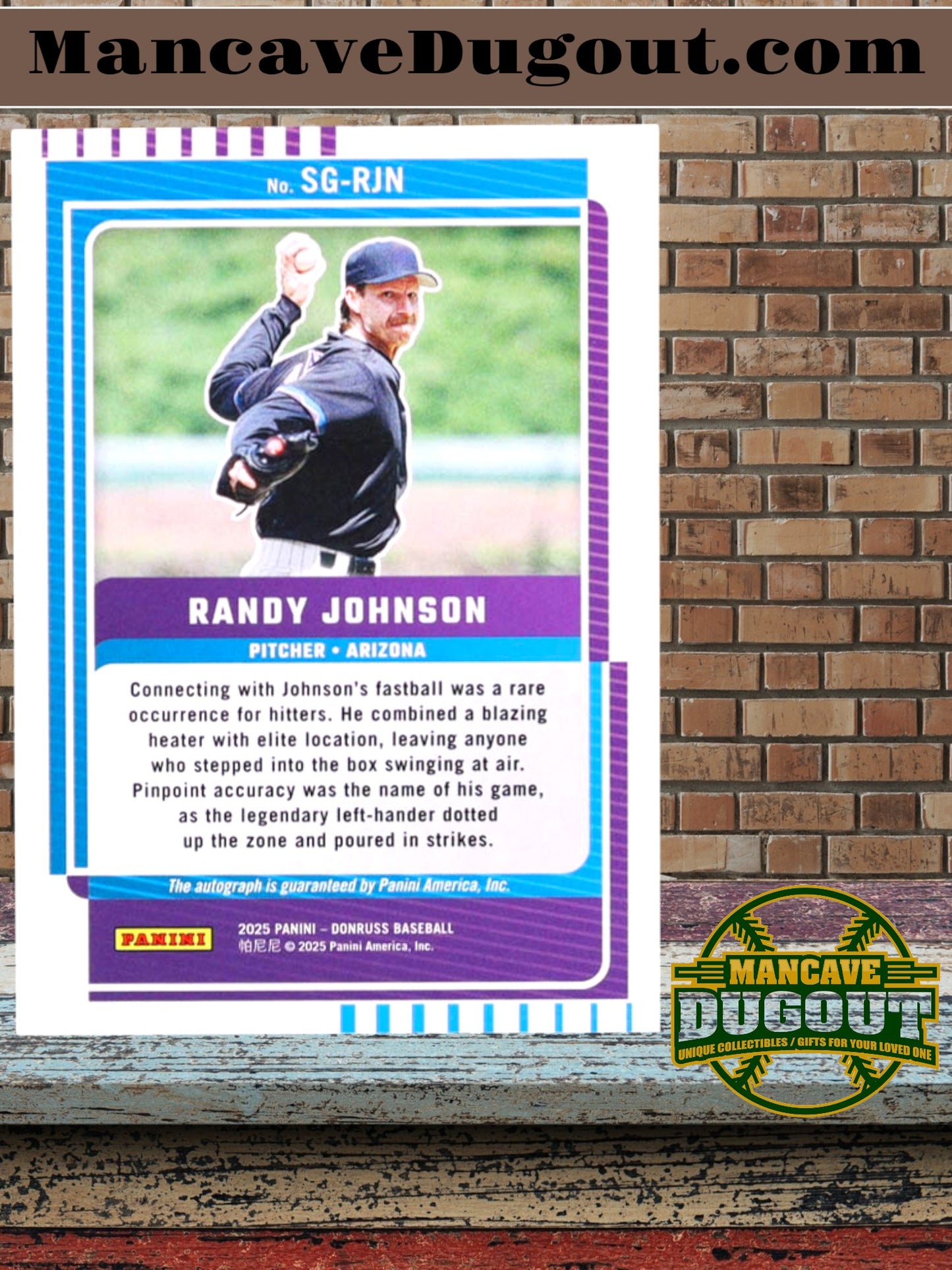 Randy Johnson 2025 Donruss Signature Series Purple #49 #08/25