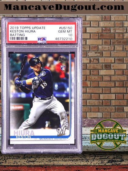 Keston Hiura — 2019 Topps Update - Rookie Card #US150 - PSA 10 Gem Mint