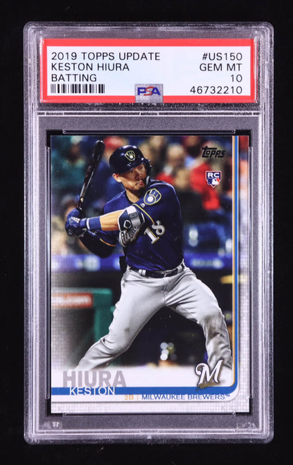 Keston Hiura — 2019 Topps Update - Rookie Card #US150 - PSA 10 Gem Mint