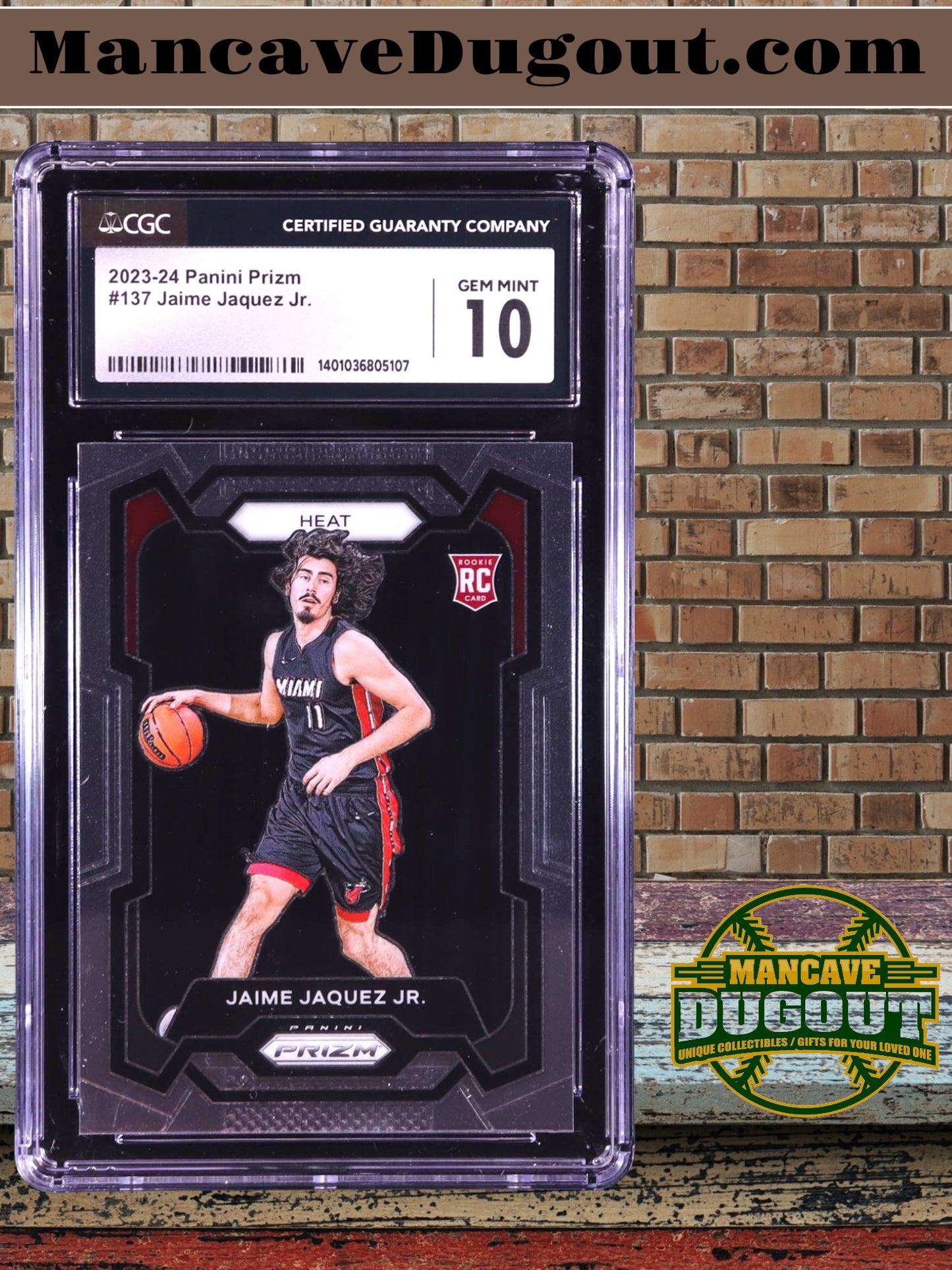 Jaime Jaquez Jr. — 2023 24 Panini Prizm - Rookie Card #137 - CGC 10 Gem Mint