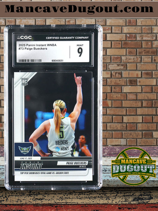 Paige Bueckers 2025-26 Panini Instant WNBA #73 RC – CGC 9 Mint-1 of 1375