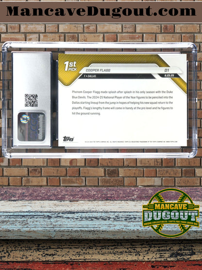 Cooper Flagg 2025 26 Topps Now #D1 RC – CGC 10 Gem Mint