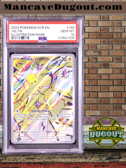 Joltik 2024 Pokemon Stellar Crown #150 Holo (PSA 10)