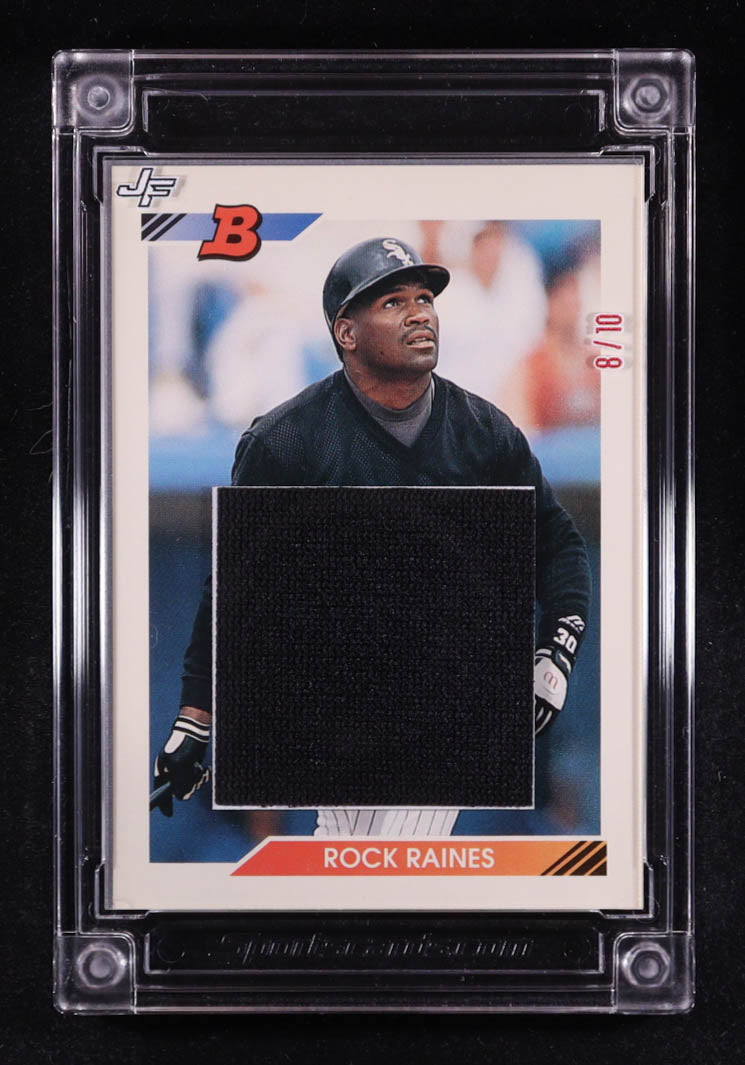 Tim Raines 2023 Jersey Fusion Game Used Jumbo Swatch #TR94 #8/10