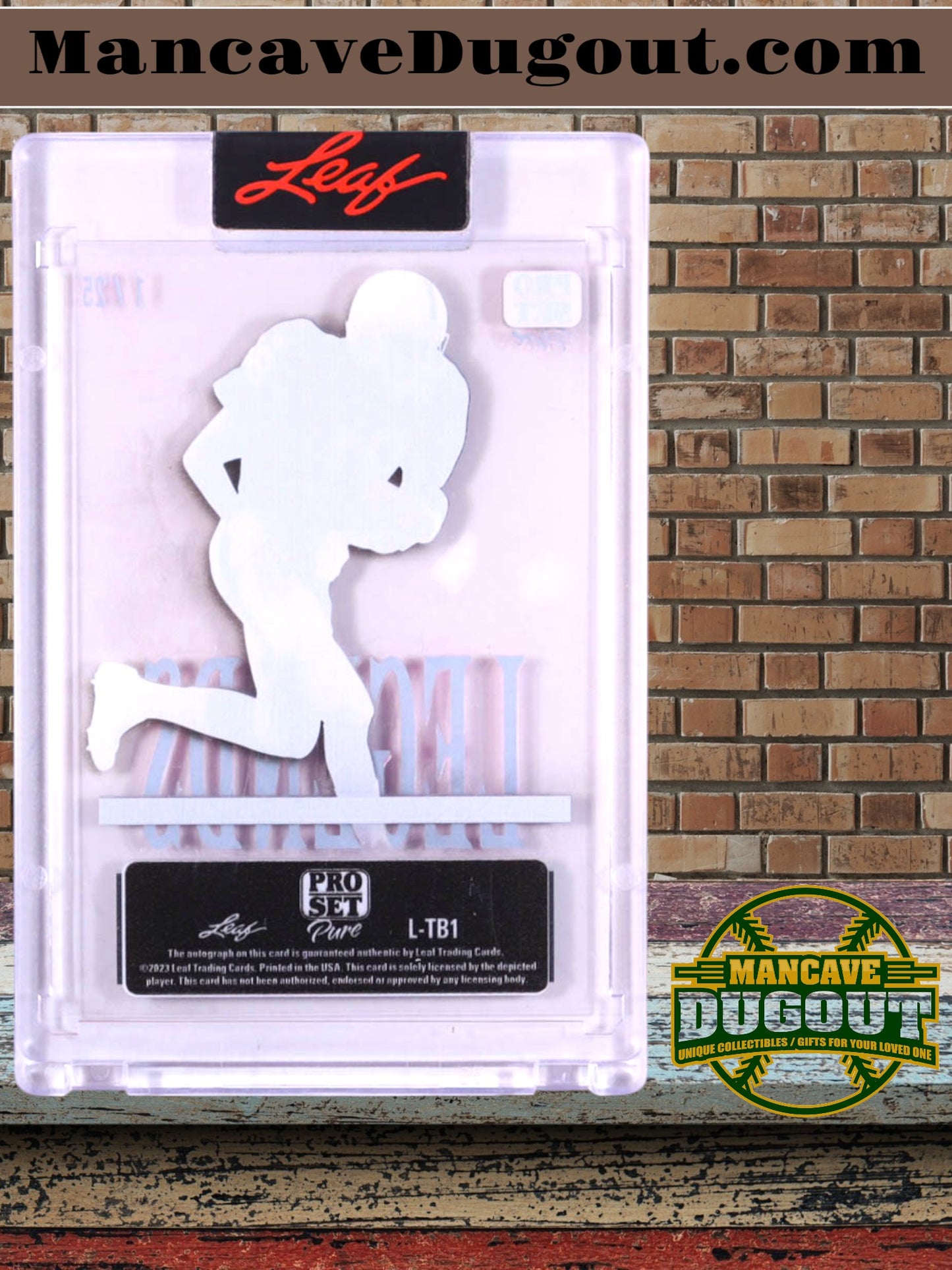 Tim Brown 2023 Leaf Pro Set Pure Legends Autographs Magenta Spectrum #LTB1 #1/25