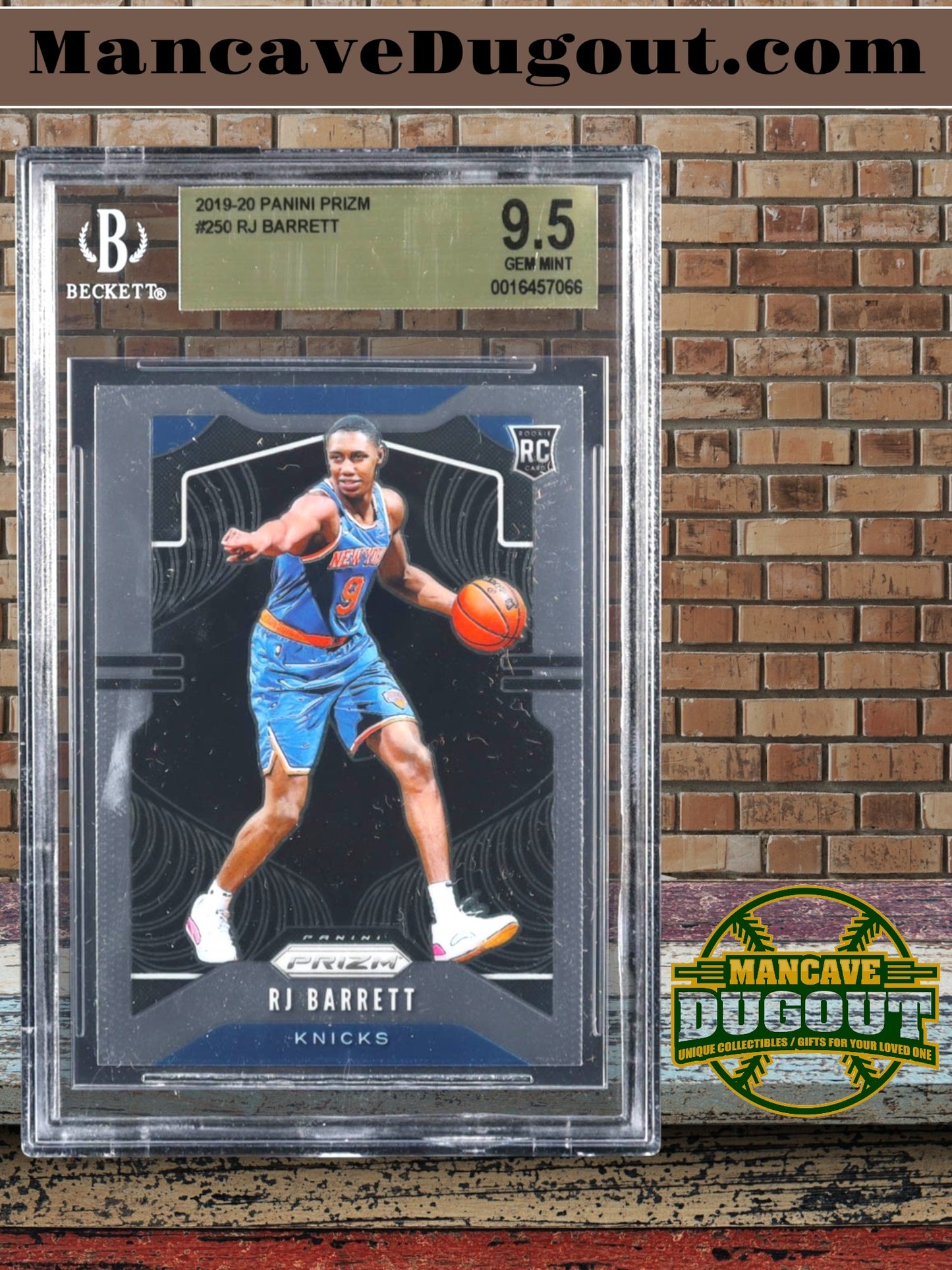 RJ Barrett 2019 20 Panini Prizm - Rookie Card #250 — BGS 9.5 Gem Mint