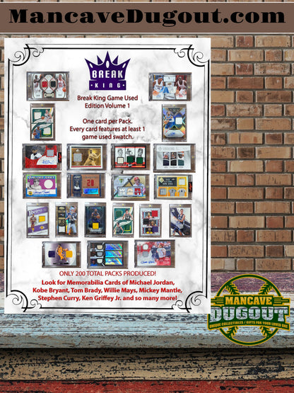 Break King "Game-Used Edition" Volume 1 Mystery Box