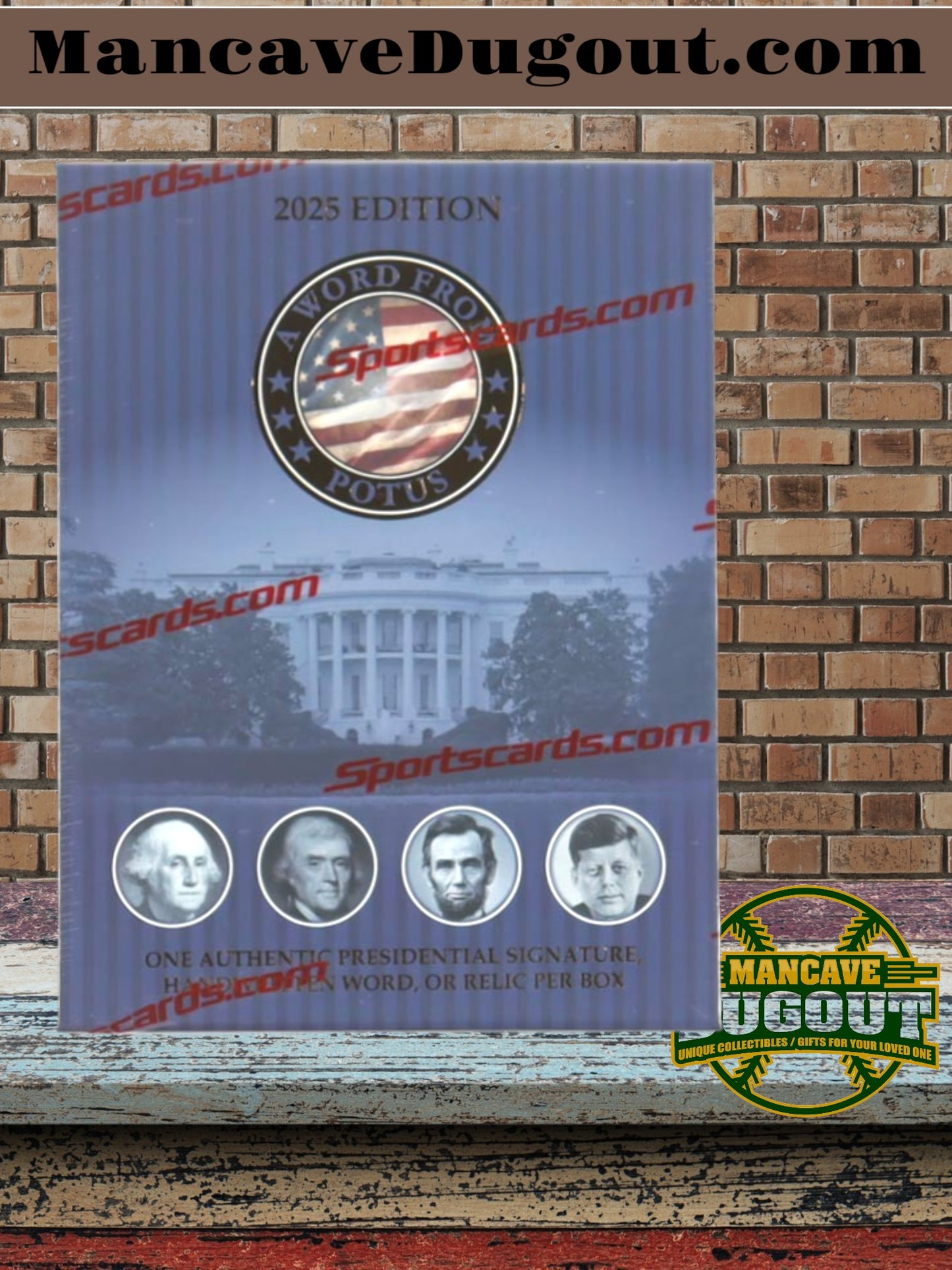 2025 Edition POTUS-"A Word From The President"- Factory Sealed Hobby Box–1 Guaranteed Hit!