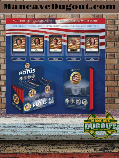 2025 Edition POTUS-"A Word From The President"- Factory Sealed Hobby Box–1 Guaranteed Hit!