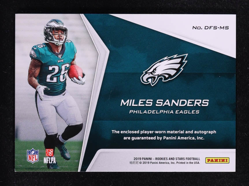 Miles Sanders 2019 Rookies and Stars Dress for Success Jersey Autographs #30 #64/99