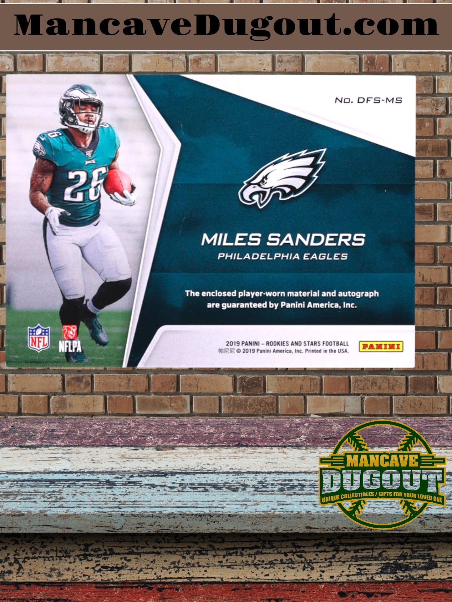 Miles Sanders 2019 Rookies and Stars Dress for Success Jersey Autographs #30 #64/99