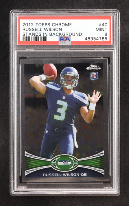 Russell Wilson 2012 Topps Chrome #40 RC (PSA 9)