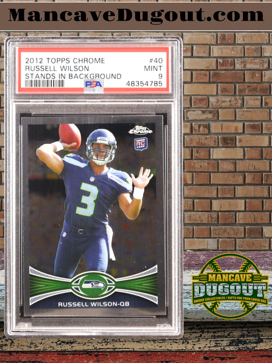 Russell Wilson 2012 Topps Chrome #40 RC (PSA 9)