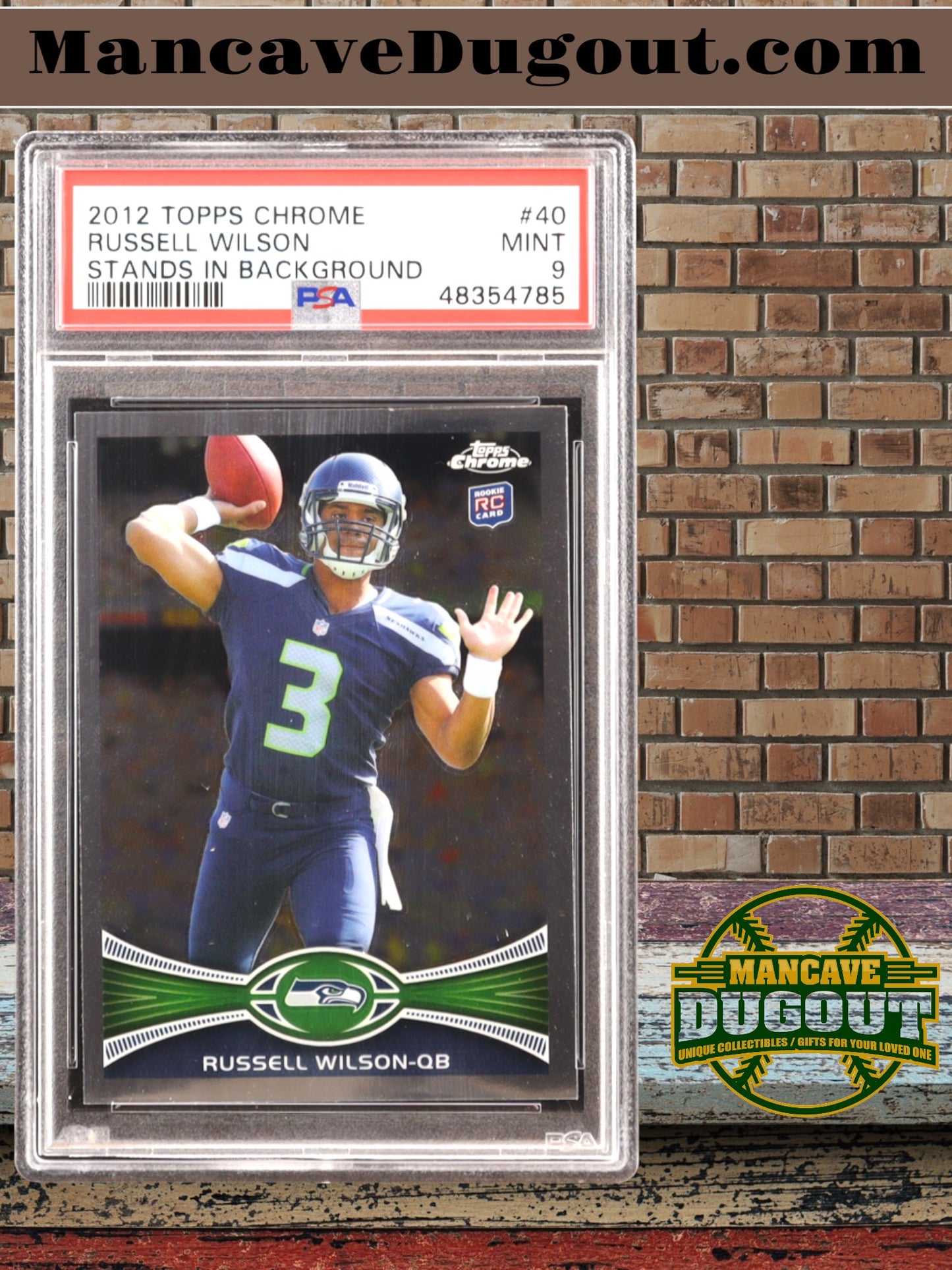 Russell Wilson 2012 Topps Chrome #40 RC (PSA 9)
