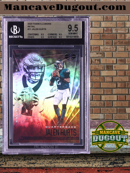 Jalen Hurts 2020 Panini Illusions Retail #11 RC (BGS 9.5)