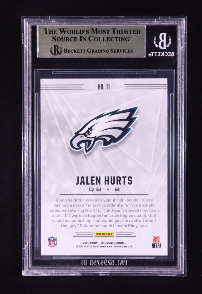 Jalen Hurts 2020 Panini Illusions Retail #11 RC (BGS 9.5)