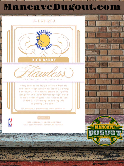 Rick Barry 2023-24 Panini Flawless Flawless Scoring Title Autographs #18 #01/25