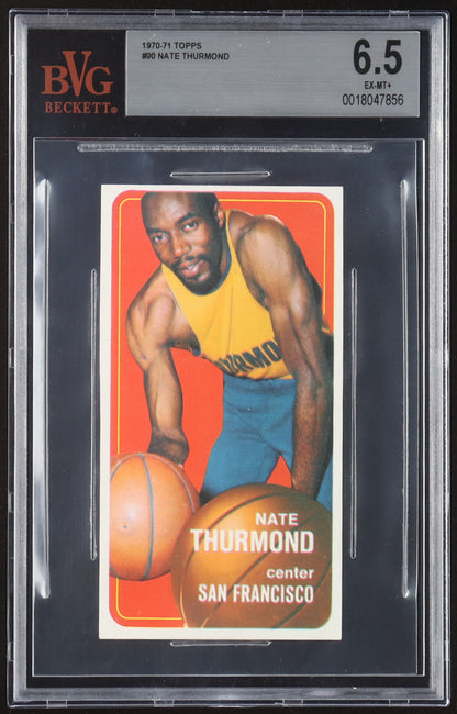 Nate Thurmond 1970 71 Topps #90 - BVG 6.5 (EX MT+)