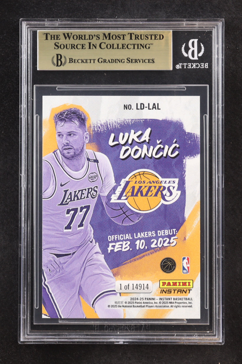 Luka Doncic 2024-25 Panini Instant #LDLAL (BGS 10)