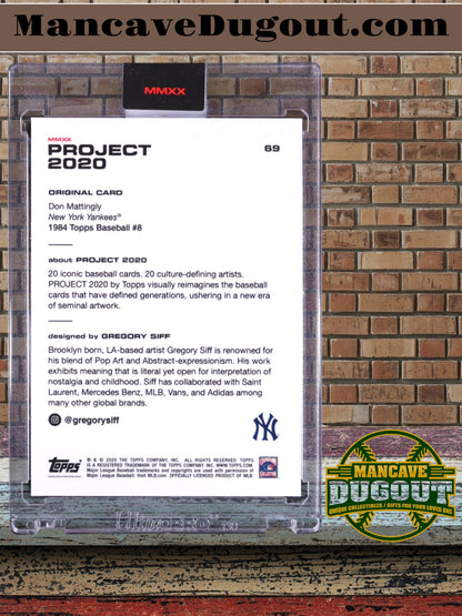 Don Mattingly 2020 Topps Project 2020 #69 / Gregory Siff