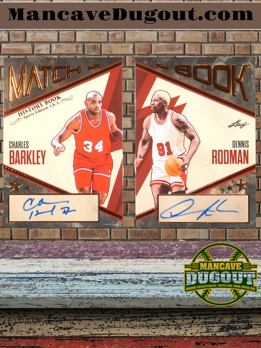 Charles Barkley / Dennis Rodman - 2025 Leaf History Book – Sports Edition (Chap. 2)#MB6 #6/12