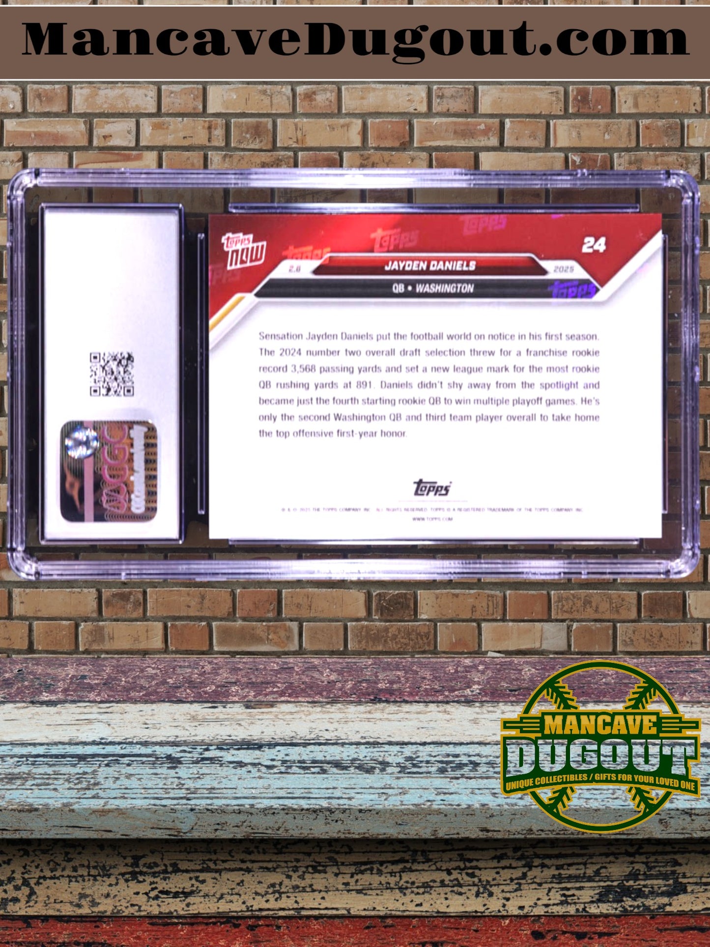 Jayden Daniels 2025 Topps Now #24 RC (CGC 10) - Rookie Card