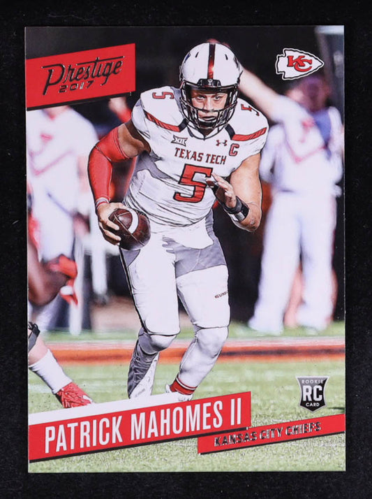 Patrick Mahomes II 2017 Panini Prestige #232 RC - Rookie Card