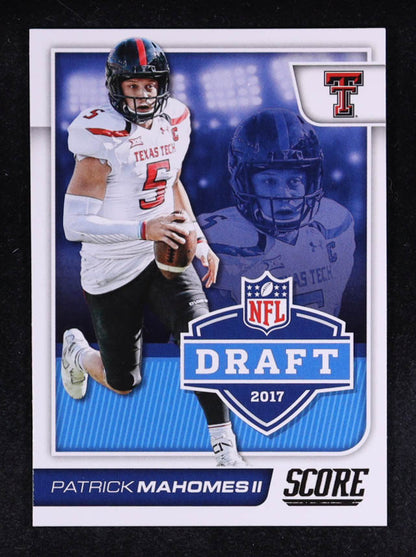 Patrick Mahomes II 2017 Score NFL Draft #2 RC