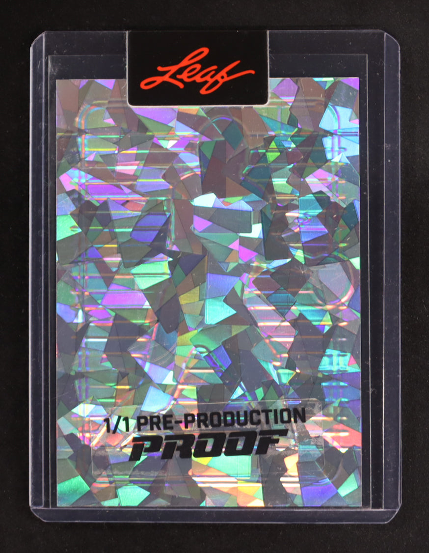 John Elway – Leaf Pro Set - Crystal Purple Pre Production Proof – #NNO - One of One (1/1) — Still Leaf Sealed