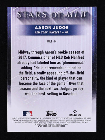 Aaron Judge – 2022 Topps Stars of MLB #SMLB14