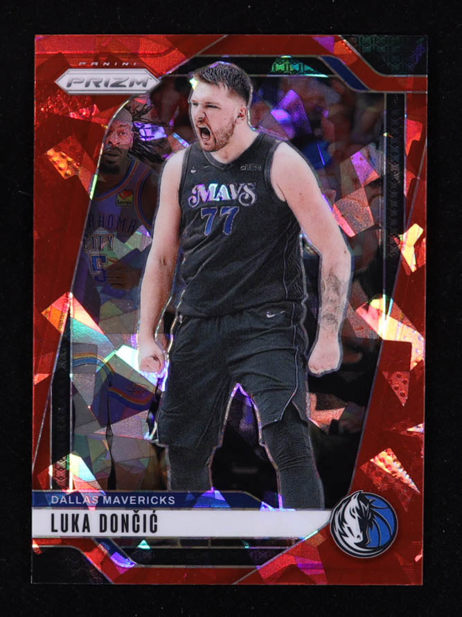 Luka Dončić 2024 25 Panini Prizm – Red Ice Prizm #89