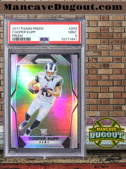2017 Panini Prizm – Cooper Kupp #203 RC (PSA 9)