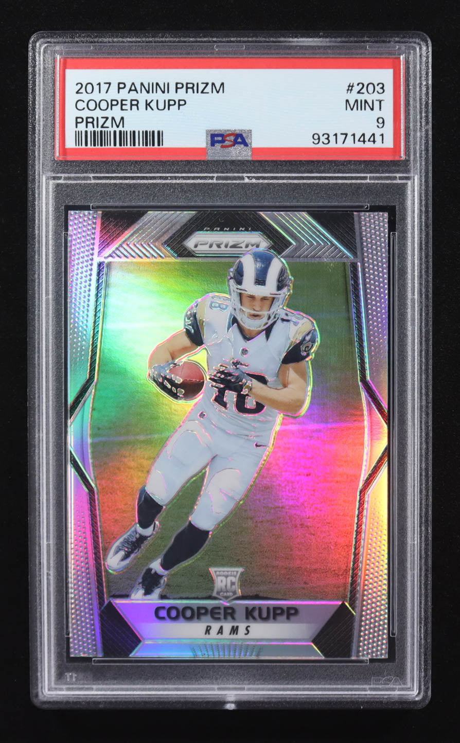 2017 Panini Prizm – Cooper Kupp #203 RC (PSA 9)