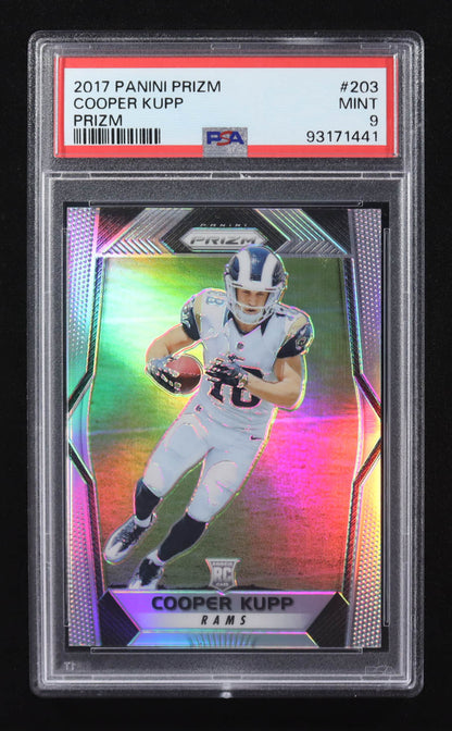 2017 Panini Prizm – Cooper Kupp #203 RC (PSA 9)