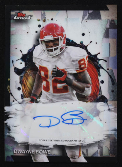 Dwayne Bowe 2024 Finest - Autographs Refractors – #FADB