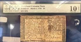 1770 Maryland Colonial Note