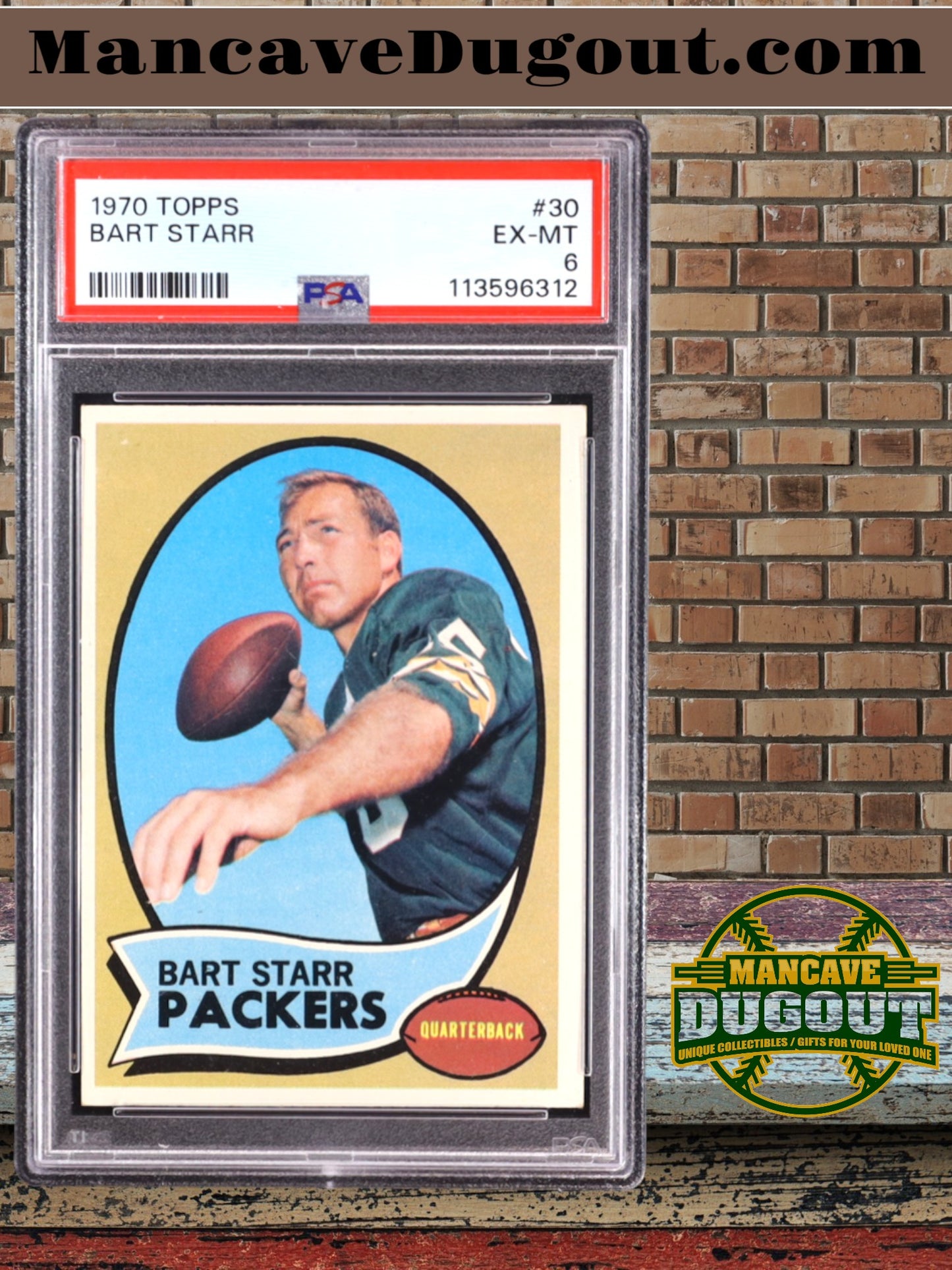 1970 Topps Bart Starr #30 – PSA 6