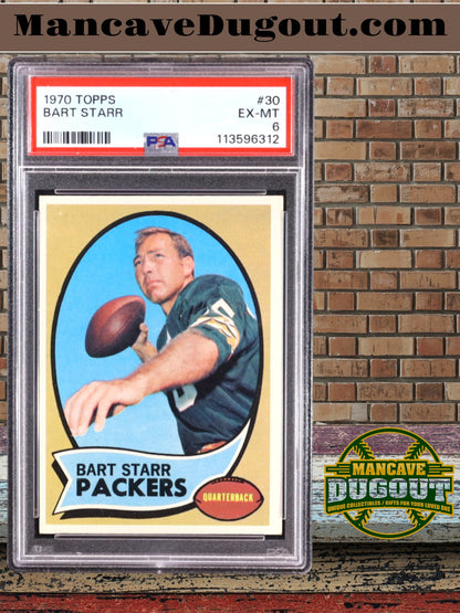 1970 Topps Bart Starr #30 – PSA 6