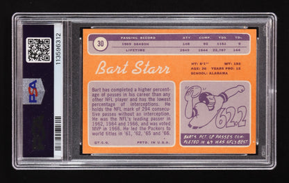 1970 Topps Bart Starr #30 – PSA 6