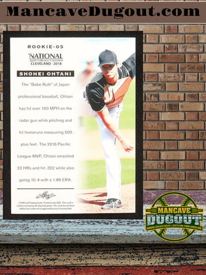 Shohei Ohtani – 2018 Leaf National Convention - #Rookie05 – Rookie Card (RC)