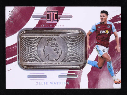 Ollie Watkins – 2023 24 Panini Impeccable EPL - Logo Silver Parallel #9 — Serial #32/37