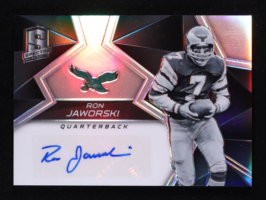 2017 Panini Spectra – Ron Jaworski Signatures #30 (#46/99)