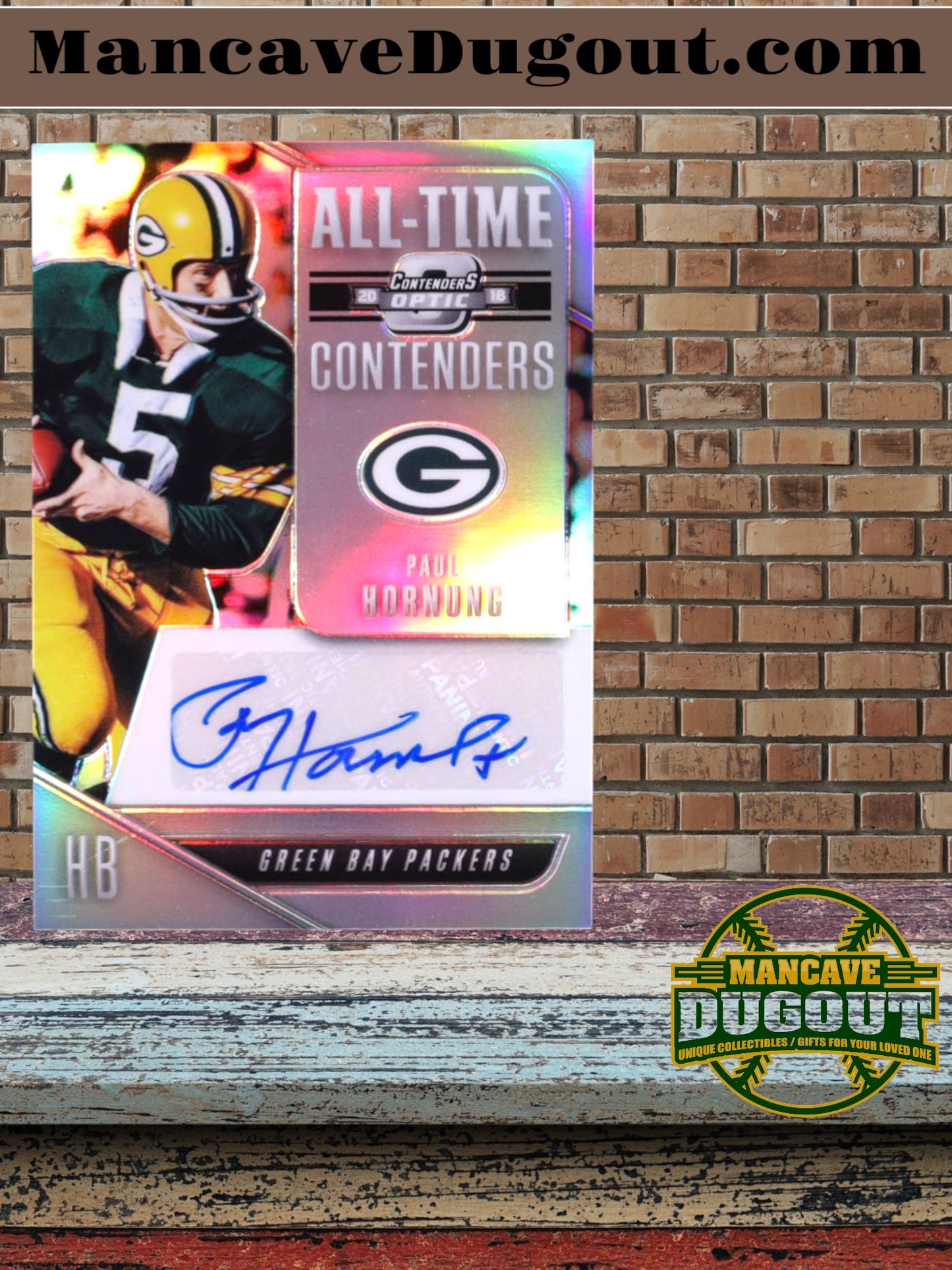 Paul Hornung 2018 Panini Contenders Optic All Time Contenders Autographs #19