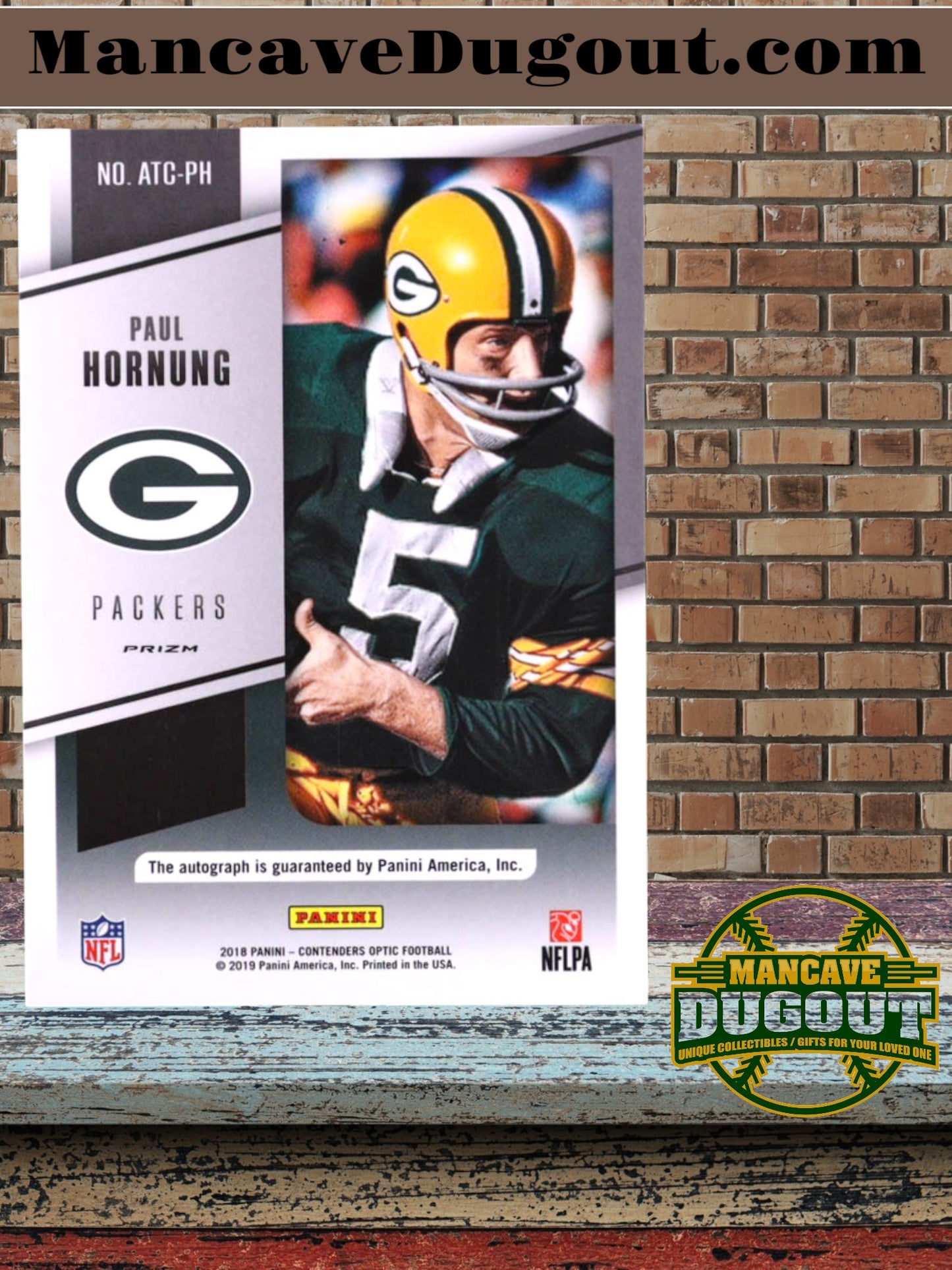 Paul Hornung 2018 Panini Contenders Optic All Time Contenders Autographs #19