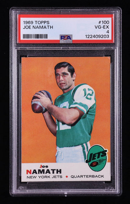 1969 Topps Joe Namath #100 (PSA 4)