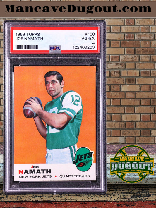 1969 Topps Joe Namath #100 (PSA 4)