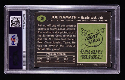 1969 Topps Joe Namath #100 (PSA 4)
